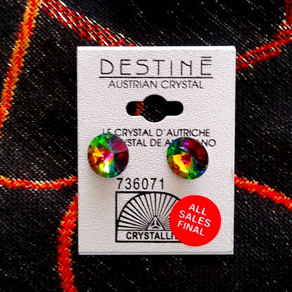 Crystal color 🌈 Earrings